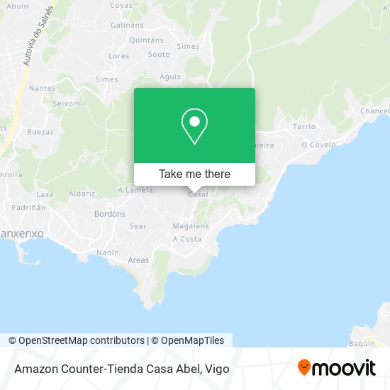 Amazon Counter-Tienda Casa Abel map