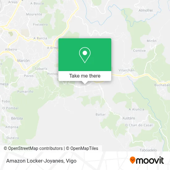 Amazon Locker-Joyanes map