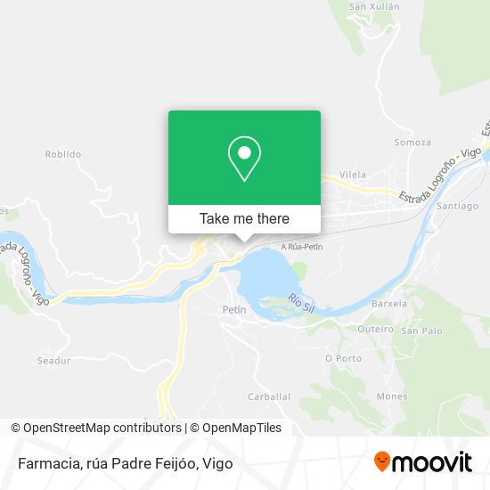 Farmacia, rúa Padre Feijóo map