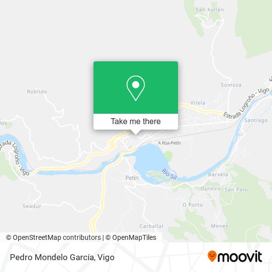 Pedro Mondelo García map