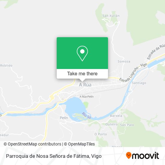 mapa Parroquia de Nosa Señora de Fátima