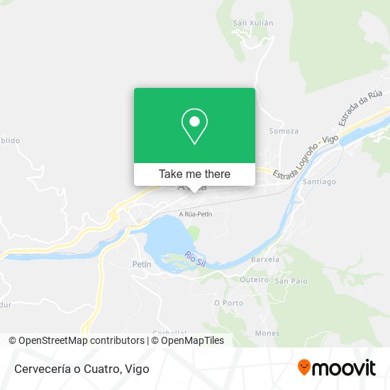 Cervecería o Cuatro map