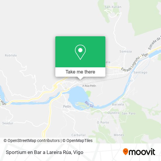 Sportium en Bar a Lareira Rúa map