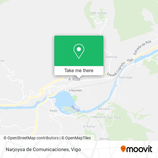Narjoysa de Comunicaciones map