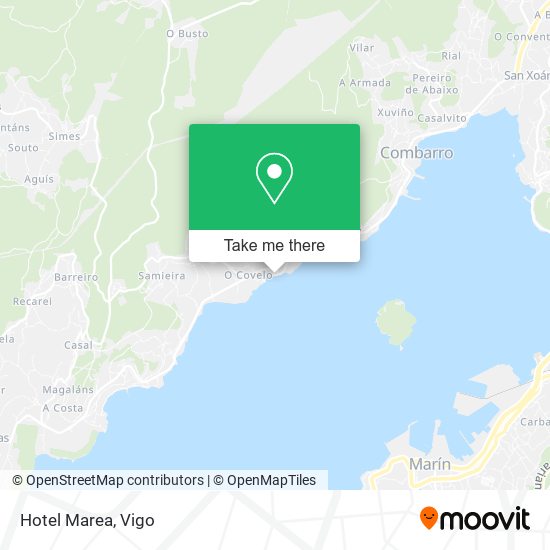 Hotel Marea map