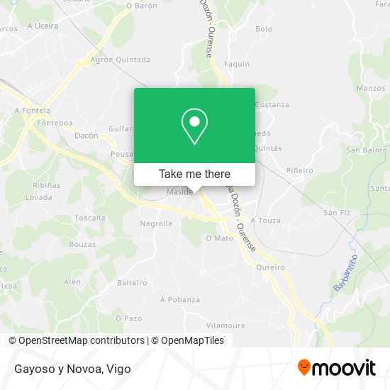 Gayoso y Novoa map