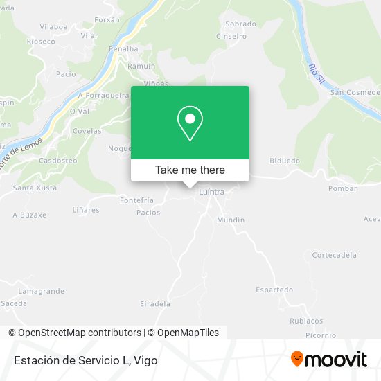 Estación de Servicio L map
