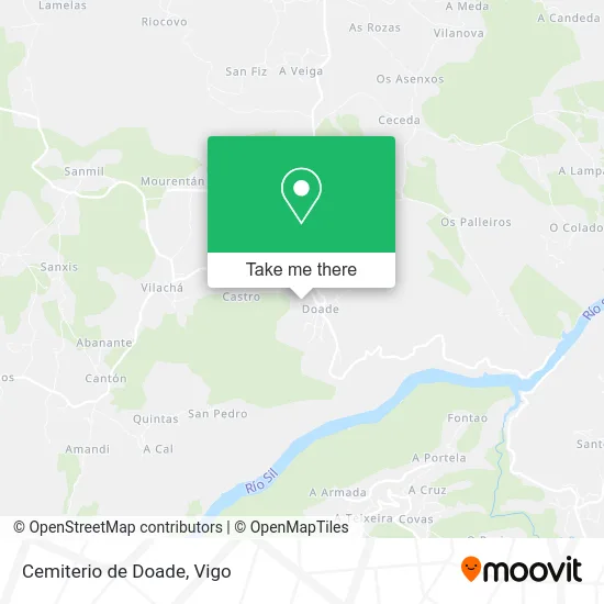 Cemiterio de Doade map