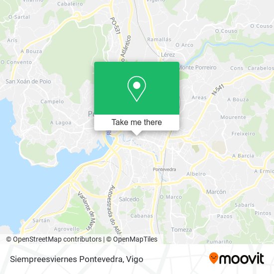 Siempreesviernes Pontevedra map