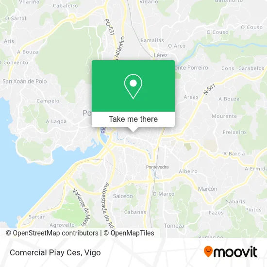 Comercial Piay Ces map