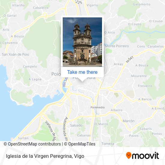 Iglesia de la Virgen Peregrina map