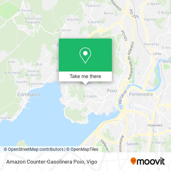 mapa Amazon Counter-Gasolinera Poio