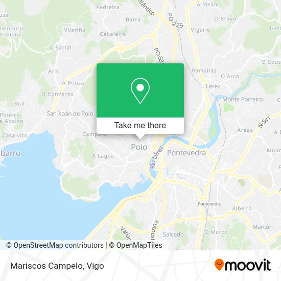 Mariscos Campelo map