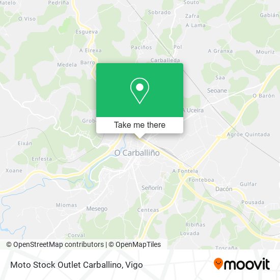 Moto Stock Outlet Carballino map