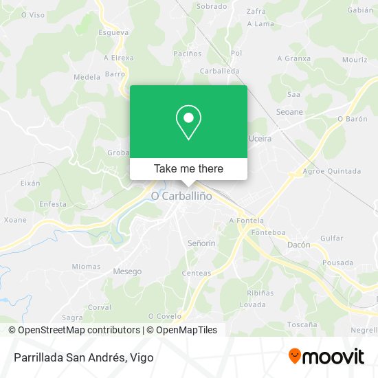 Parrillada San Andrés map