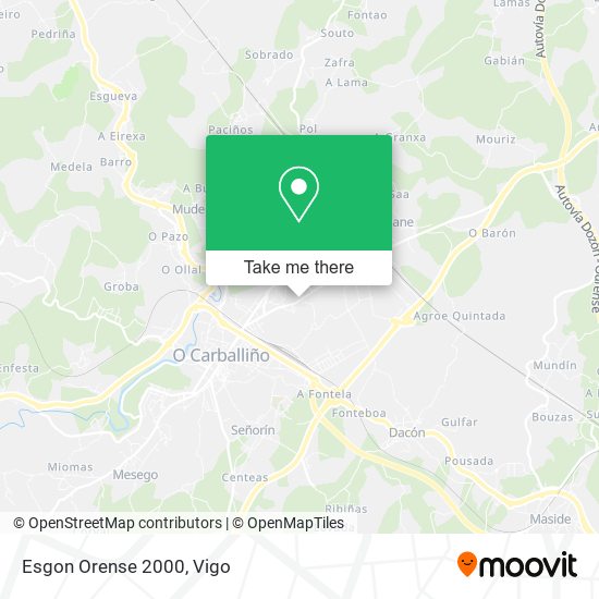 mapa Esgon Orense 2000