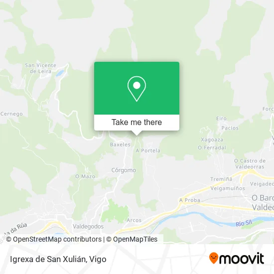 mapa Igrexa de San Xulián