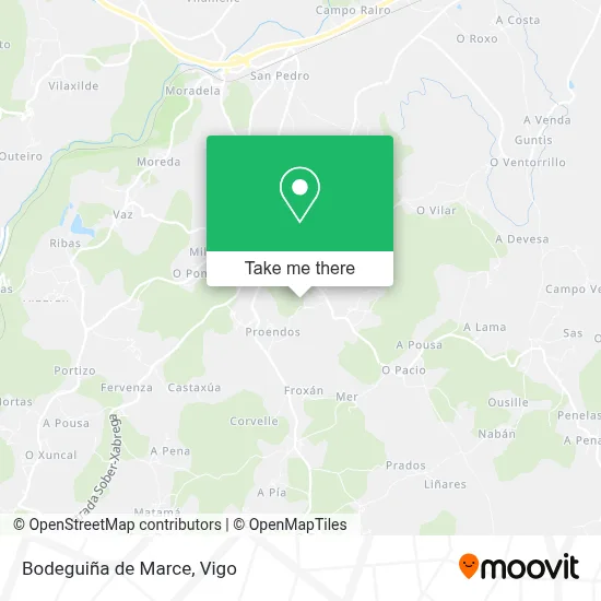 Bodeguiña de Marce map