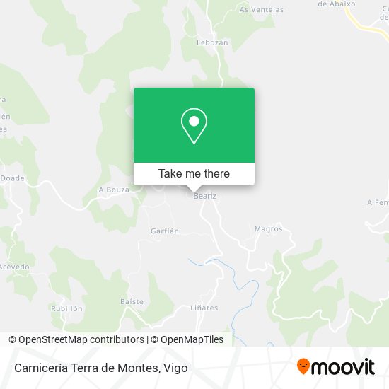 Carnicería Terra de Montes map