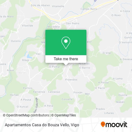 Apartamentos Casa do Bouza Vello map
