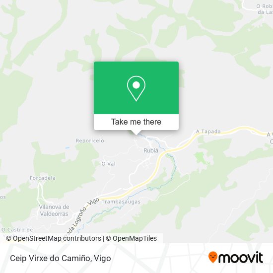 mapa Ceip Virxe do Camiño