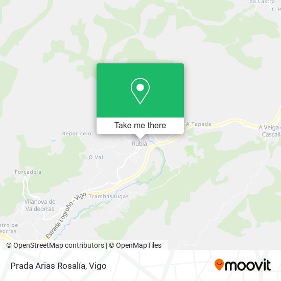 Prada Arias Rosalía map