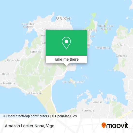 Amazon Locker-Nona map