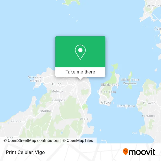 Print Celular map