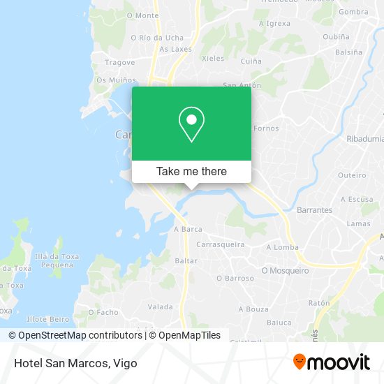 Hotel San Marcos map