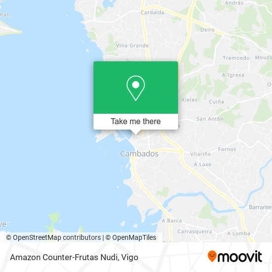 Amazon Counter-Frutas Nudi map
