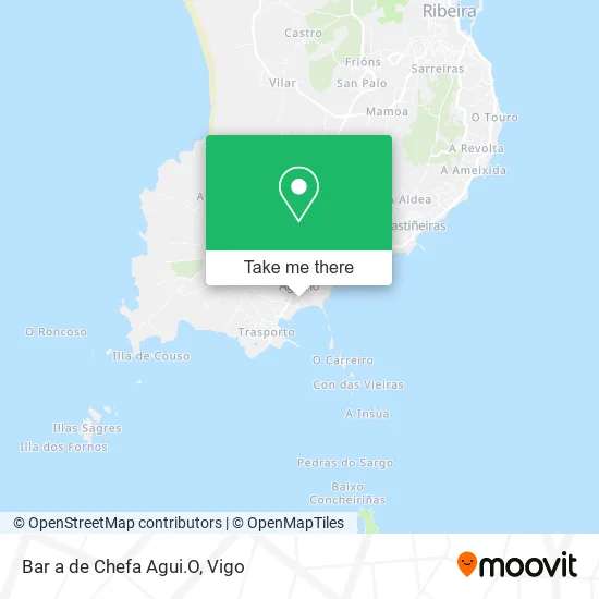 Bar a de Chefa Agui.O map