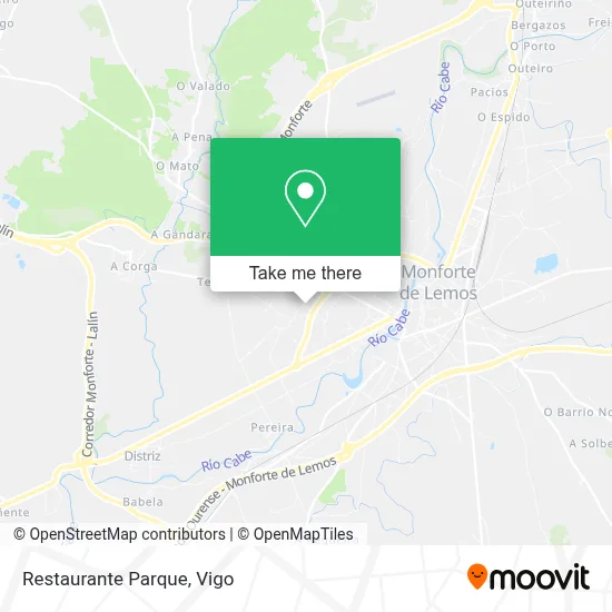 Restaurante Parque map