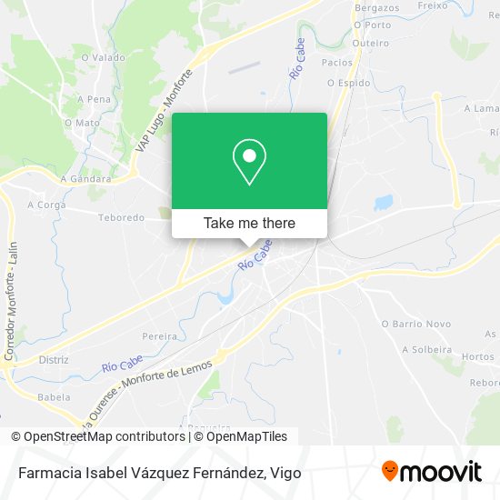 Farmacia Isabel Vázquez Fernández map