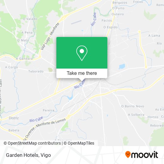 Garden Hotels map