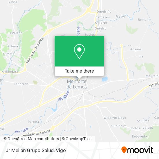 Jr Meilán Grupo Salud map