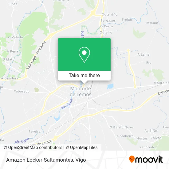Amazon Locker-Saltamontes map