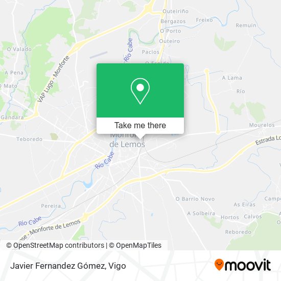 Javier Fernandez Gómez map