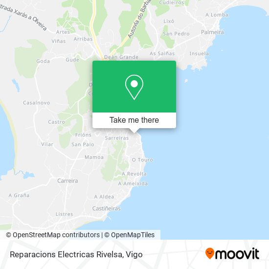 Reparacions Electricas Rivelsa map