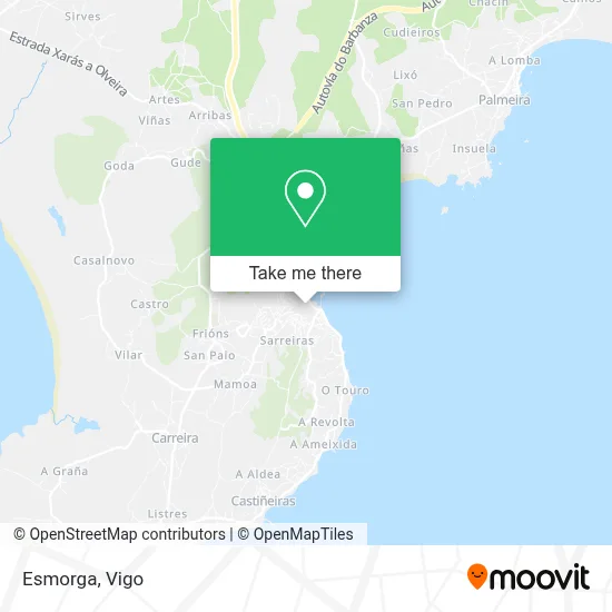 Esmorga map