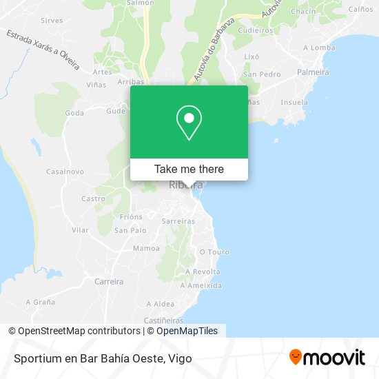 Sportium en Bar Bahía Oeste map