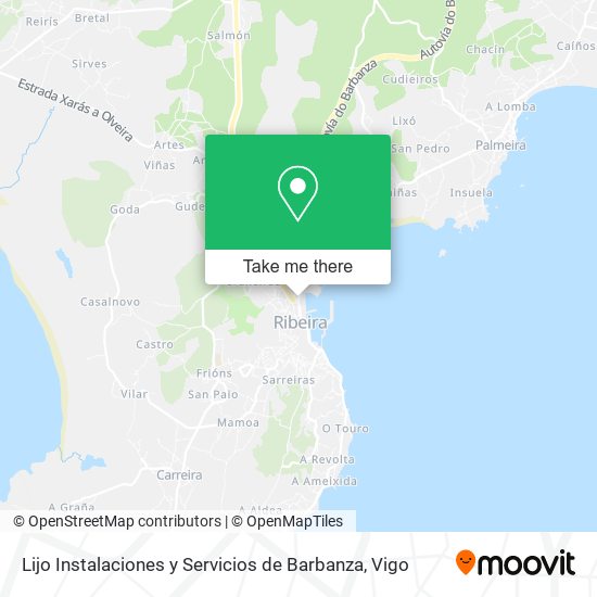 Lijo Instalaciones y Servicios de Barbanza map