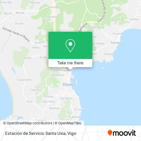 Estación de Servicio Santa Uxia map