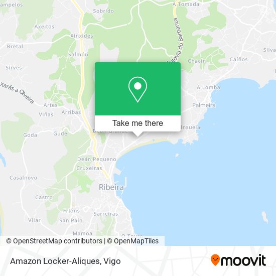 Amazon Locker-Aliques map