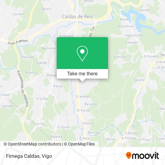 Fimega Caldas map