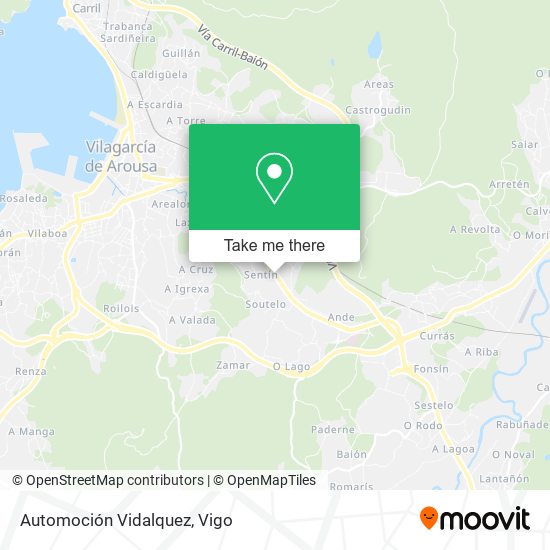 Automoción Vidalquez map