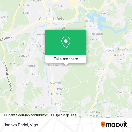 Innova Pádel map