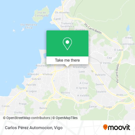 Carlos Pérez Automocion map