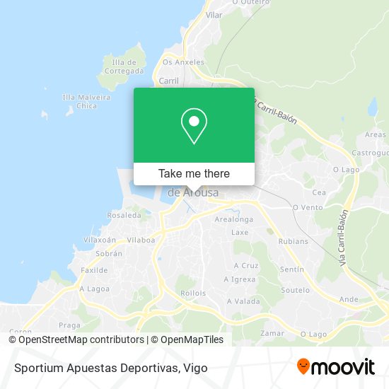 mapa Sportium Apuestas Deportivas