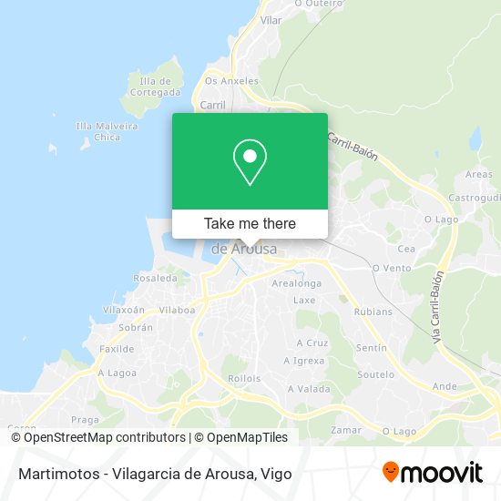 mapa Martimotos - Vilagarcia de Arousa