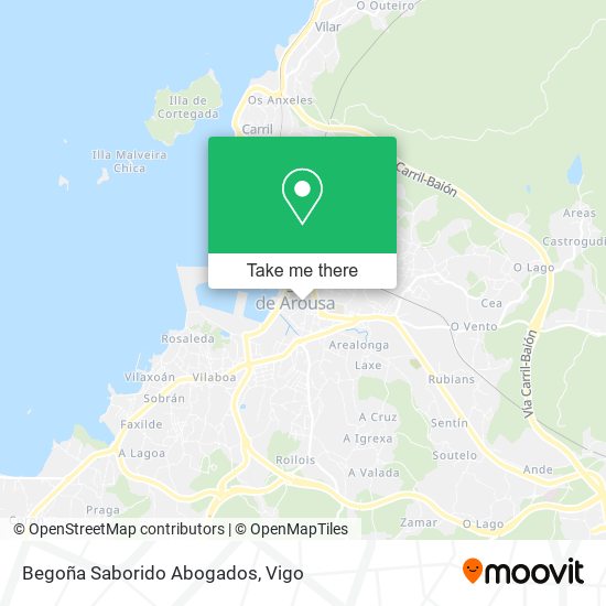 mapa Begoña Saborido Abogados